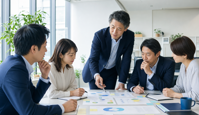 課題解決型人材研修のグループワーク